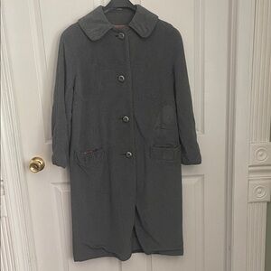 Classic Charcoal Trench Coat for Women